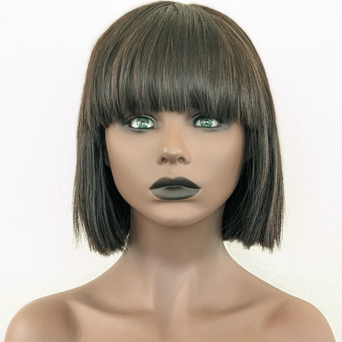 8 inches Cambodian Straight Wig with bangs Dallas, Frisco, Houston